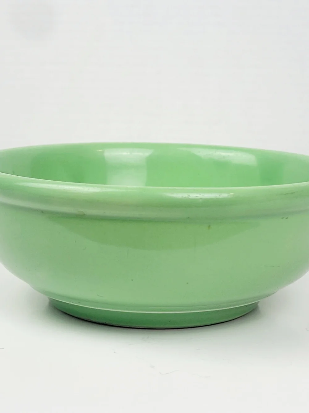 Vtg 40s 50s~FIRE KING Jadeite Cereal/Soup Bowl~Beaded Edge~Restaurant Ware~5.75
